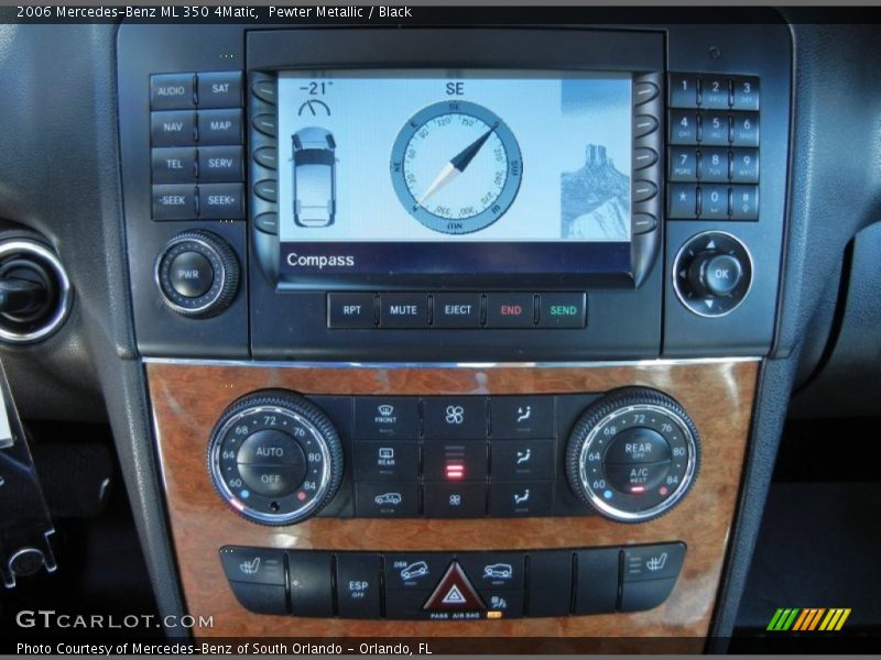 Pewter Metallic / Black 2006 Mercedes-Benz ML 350 4Matic