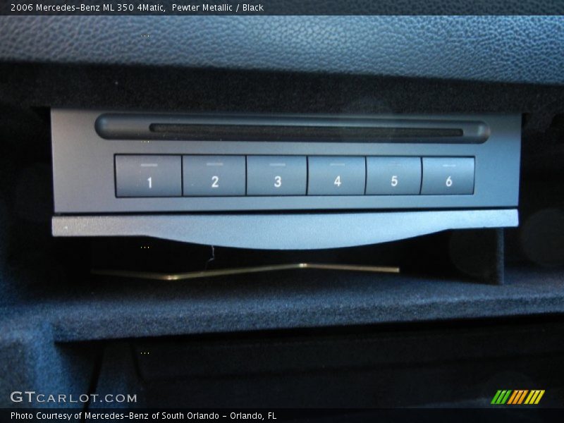 Pewter Metallic / Black 2006 Mercedes-Benz ML 350 4Matic