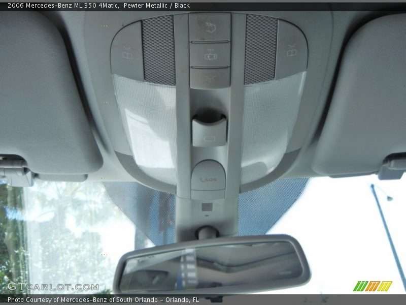 Pewter Metallic / Black 2006 Mercedes-Benz ML 350 4Matic