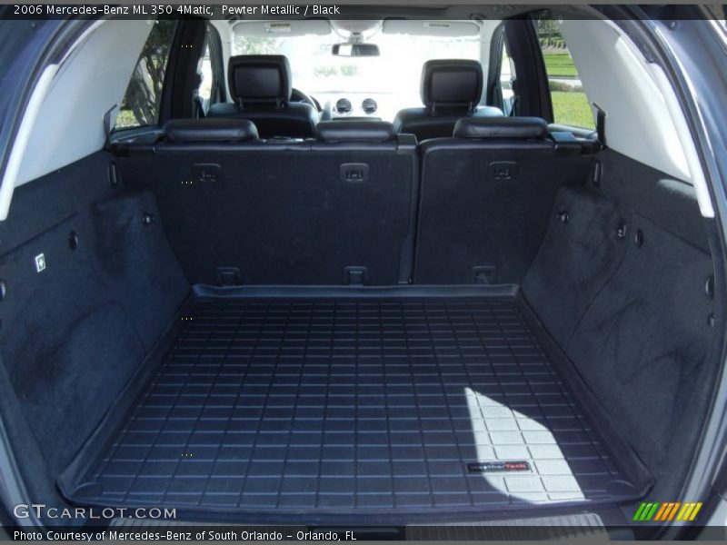 Pewter Metallic / Black 2006 Mercedes-Benz ML 350 4Matic