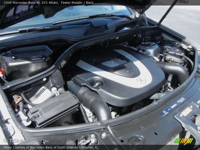 Pewter Metallic / Black 2006 Mercedes-Benz ML 350 4Matic