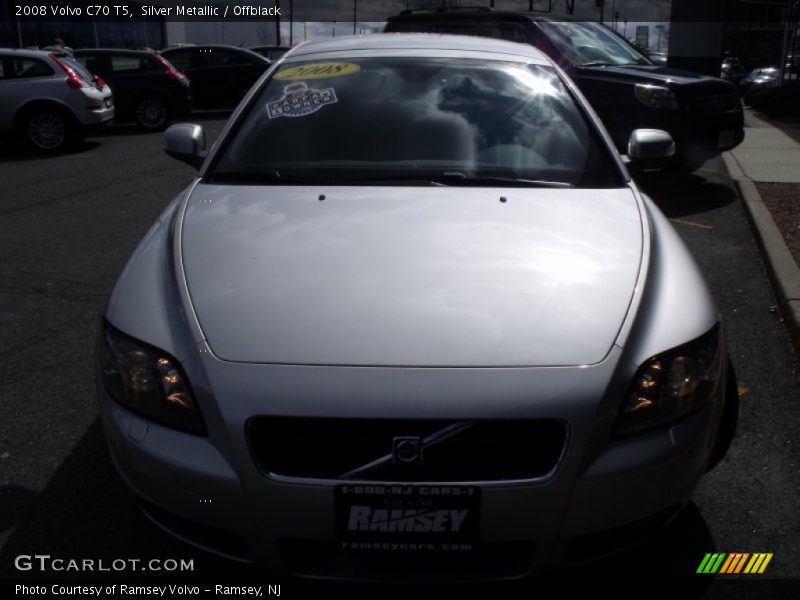 Silver Metallic / Offblack 2008 Volvo C70 T5