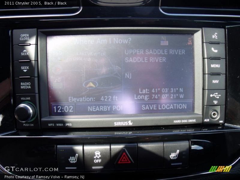 Black / Black 2011 Chrysler 200 S