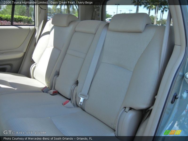 Oasis Green Pearl / Ivory Beige 2006 Toyota Highlander Limited