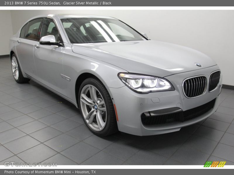 Glacier Silver Metallic / Black 2013 BMW 7 Series 750Li Sedan