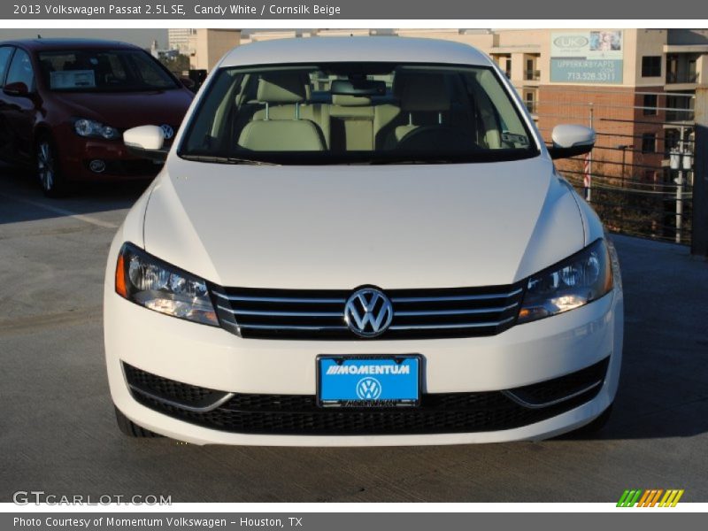 Candy White / Cornsilk Beige 2013 Volkswagen Passat 2.5L SE