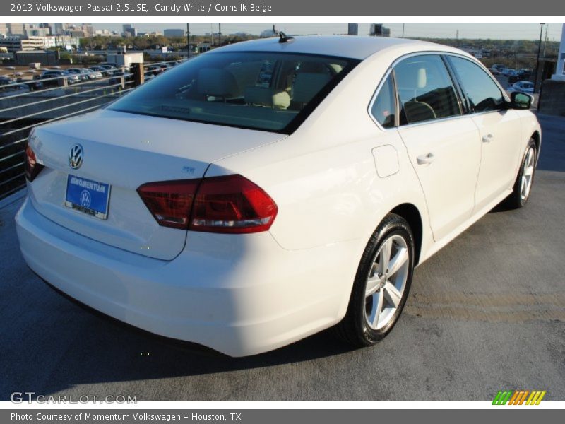 Candy White / Cornsilk Beige 2013 Volkswagen Passat 2.5L SE