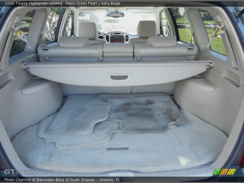 Oasis Green Pearl / Ivory Beige 2006 Toyota Highlander Limited