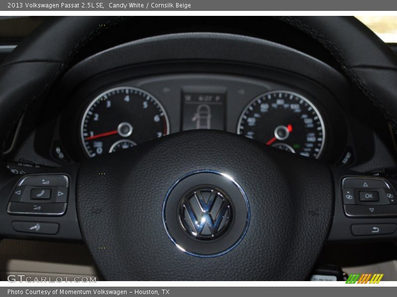 Candy White / Cornsilk Beige 2013 Volkswagen Passat 2.5L SE