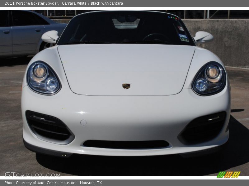 Carrara White / Black w/Alcantara 2011 Porsche Boxster Spyder