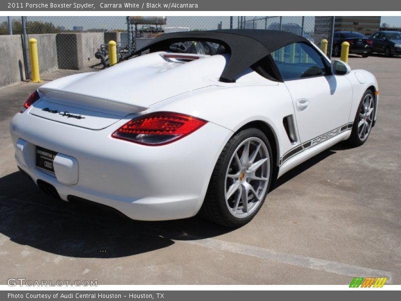 Carrara White / Black w/Alcantara 2011 Porsche Boxster Spyder