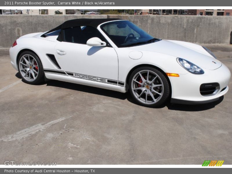  2011 Boxster Spyder Carrara White