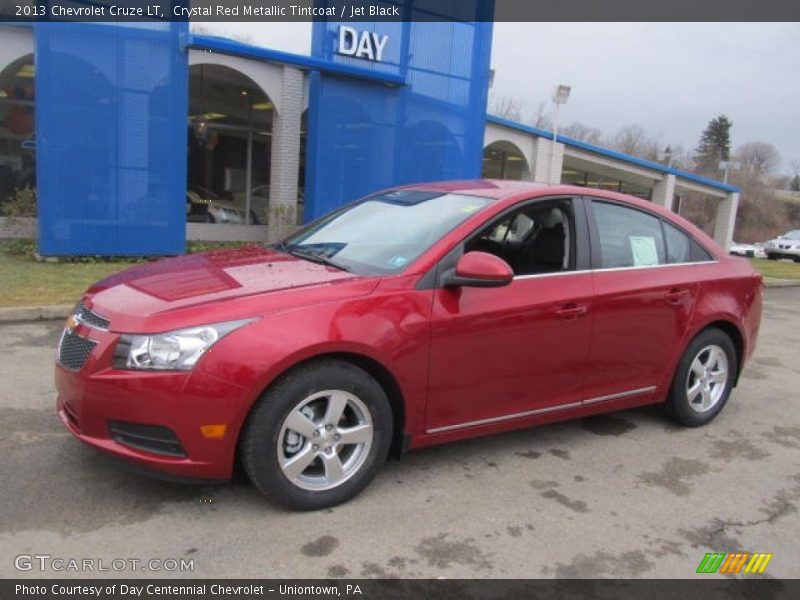 Crystal Red Metallic Tintcoat / Jet Black 2013 Chevrolet Cruze LT