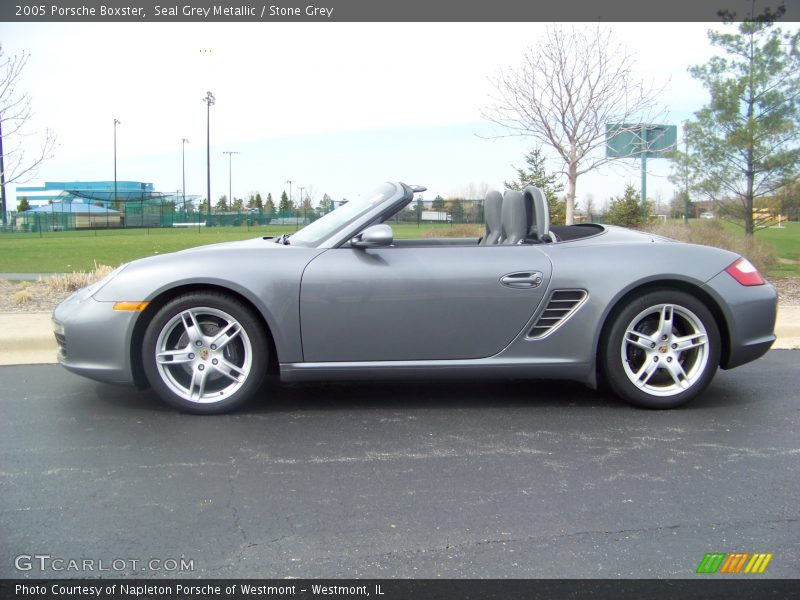 Seal Grey Metallic / Stone Grey 2005 Porsche Boxster