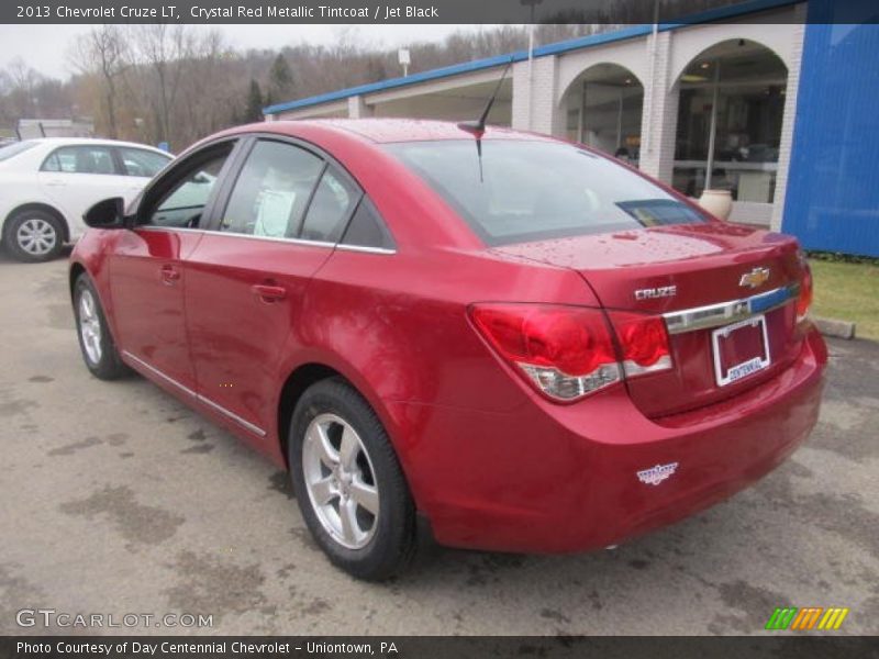 Crystal Red Metallic Tintcoat / Jet Black 2013 Chevrolet Cruze LT