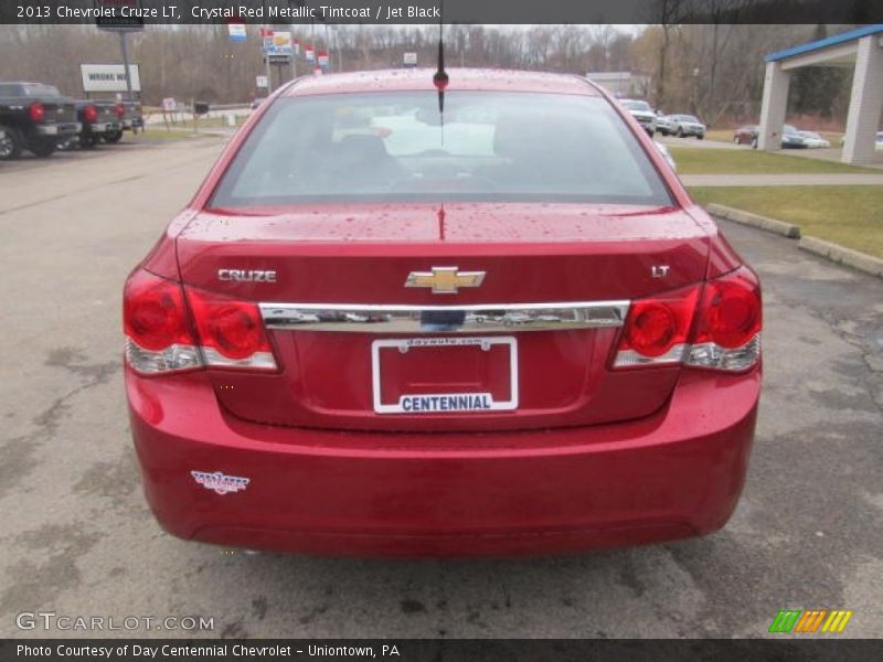 Crystal Red Metallic Tintcoat / Jet Black 2013 Chevrolet Cruze LT