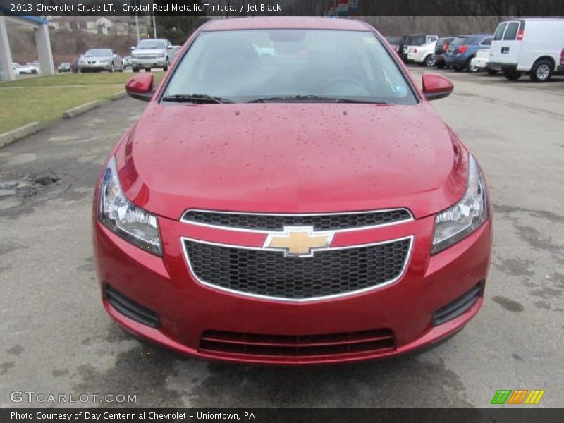 Crystal Red Metallic Tintcoat / Jet Black 2013 Chevrolet Cruze LT