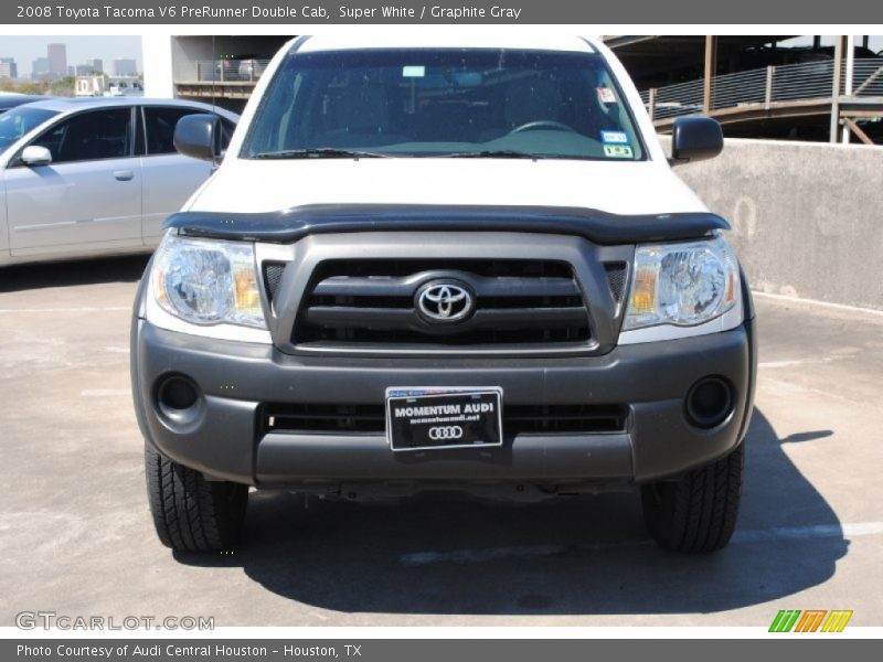 Super White / Graphite Gray 2008 Toyota Tacoma V6 PreRunner Double Cab