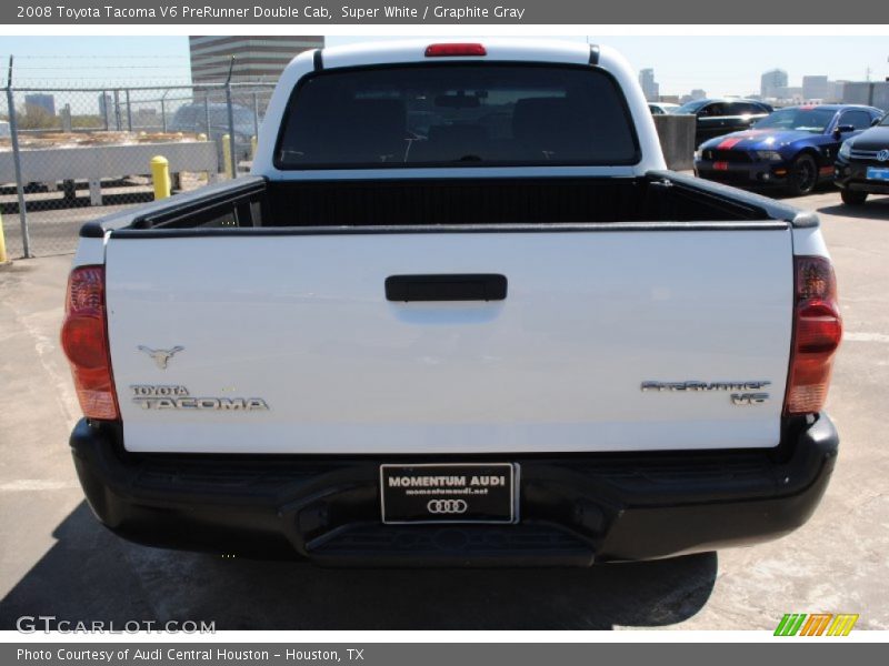 Super White / Graphite Gray 2008 Toyota Tacoma V6 PreRunner Double Cab
