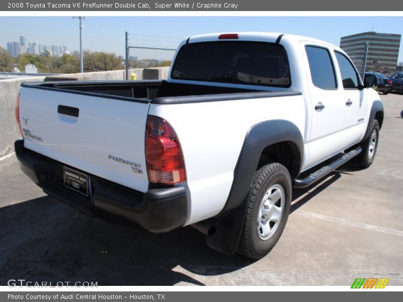 Super White / Graphite Gray 2008 Toyota Tacoma V6 PreRunner Double Cab