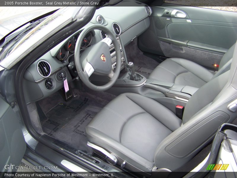 Seal Grey Metallic / Stone Grey 2005 Porsche Boxster