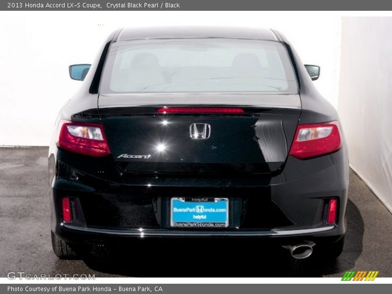 Crystal Black Pearl / Black 2013 Honda Accord LX-S Coupe