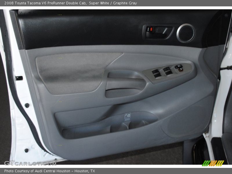Super White / Graphite Gray 2008 Toyota Tacoma V6 PreRunner Double Cab