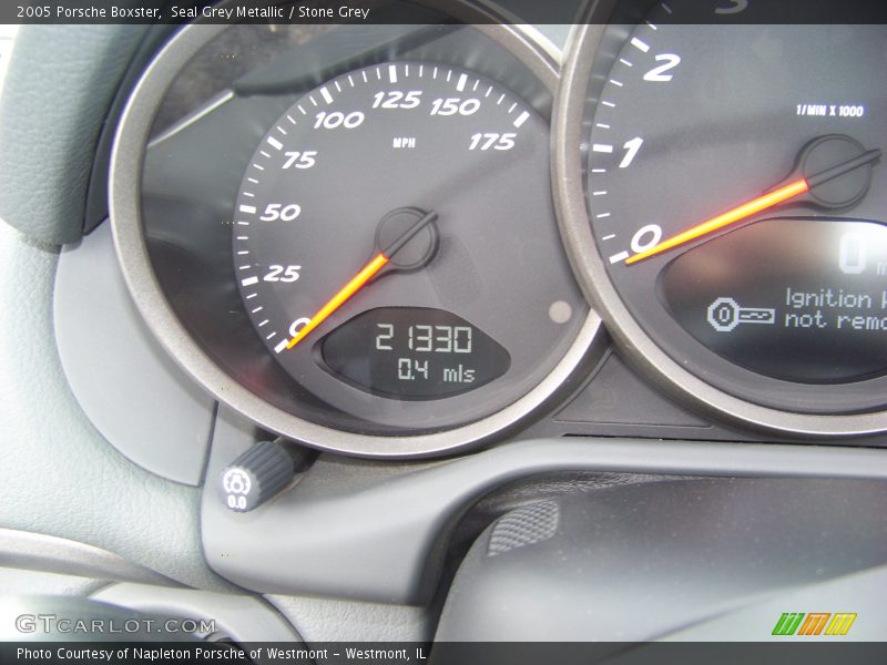 Seal Grey Metallic / Stone Grey 2005 Porsche Boxster