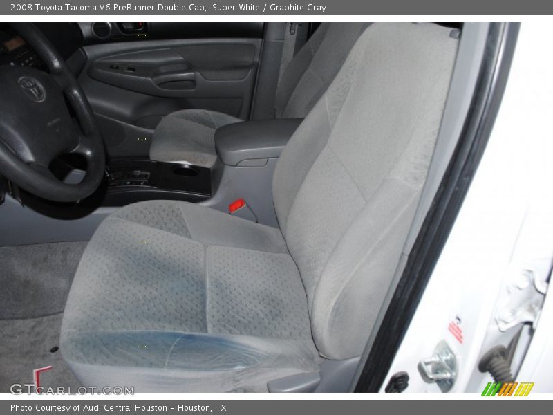 Super White / Graphite Gray 2008 Toyota Tacoma V6 PreRunner Double Cab