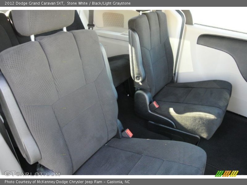 Stone White / Black/Light Graystone 2012 Dodge Grand Caravan SXT