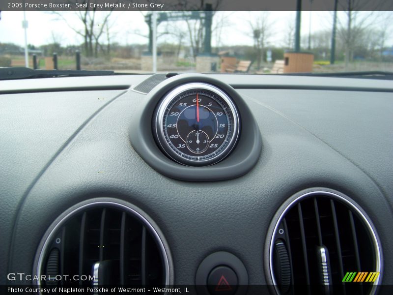 Seal Grey Metallic / Stone Grey 2005 Porsche Boxster