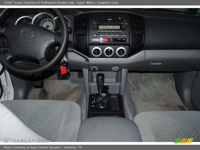 Super White / Graphite Gray 2008 Toyota Tacoma V6 PreRunner Double Cab
