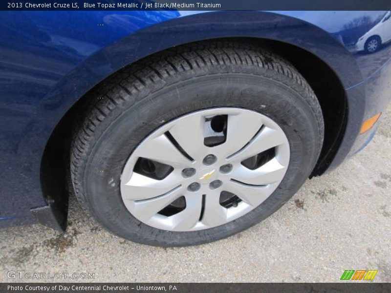 Blue Topaz Metallic / Jet Black/Medium Titanium 2013 Chevrolet Cruze LS
