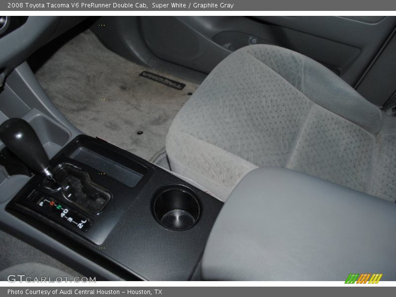Super White / Graphite Gray 2008 Toyota Tacoma V6 PreRunner Double Cab