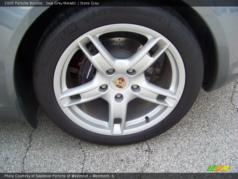 Seal Grey Metallic / Stone Grey 2005 Porsche Boxster