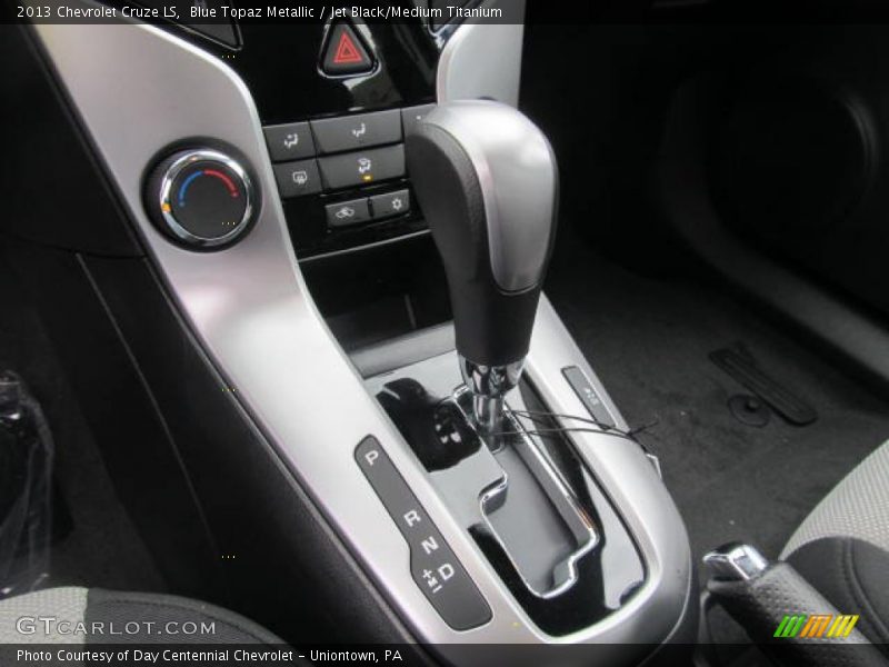 Blue Topaz Metallic / Jet Black/Medium Titanium 2013 Chevrolet Cruze LS
