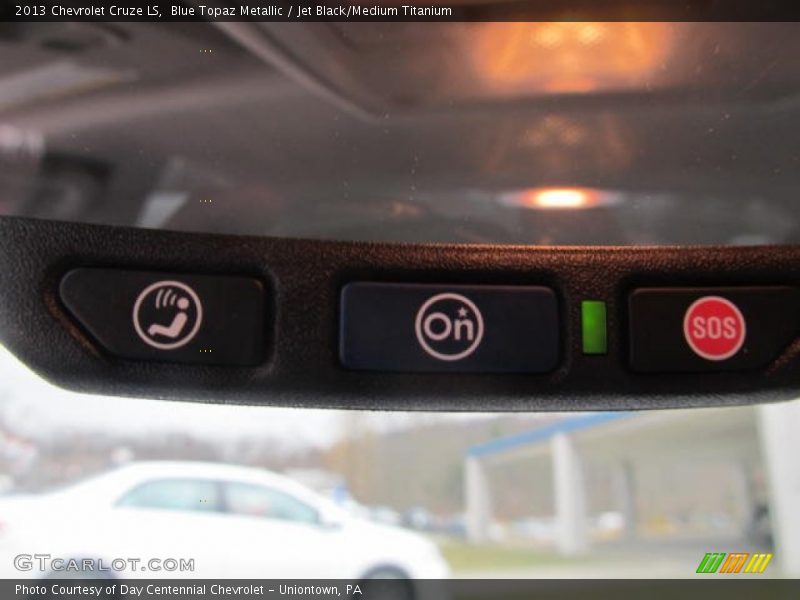 Blue Topaz Metallic / Jet Black/Medium Titanium 2013 Chevrolet Cruze LS