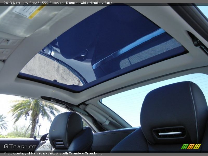 Sunroof of 2013 SL 550 Roadster