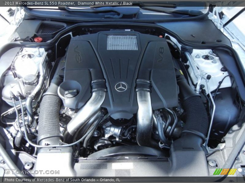  2013 SL 550 Roadster Engine - 4.6 Liter DI Twin-Turbocharged DOHC 32-Valve VVT V8