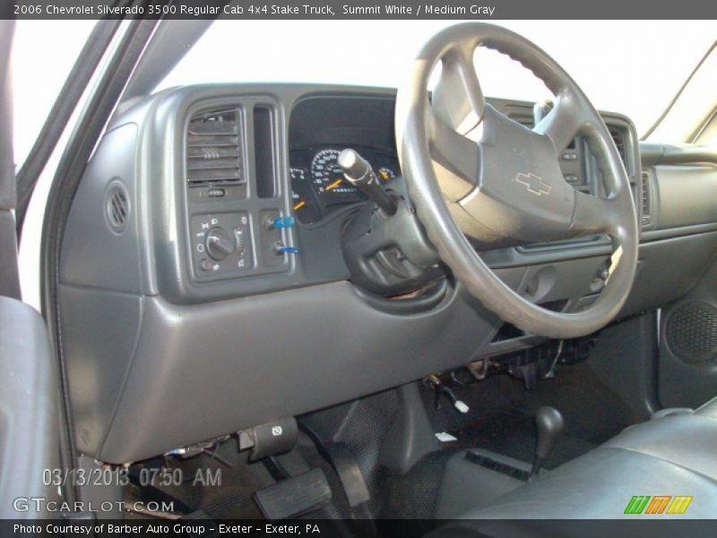 Summit White / Medium Gray 2006 Chevrolet Silverado 3500 Regular Cab 4x4 Stake Truck