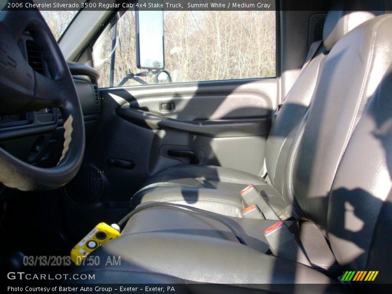 Summit White / Medium Gray 2006 Chevrolet Silverado 3500 Regular Cab 4x4 Stake Truck