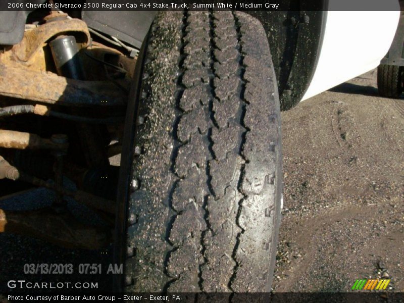Summit White / Medium Gray 2006 Chevrolet Silverado 3500 Regular Cab 4x4 Stake Truck