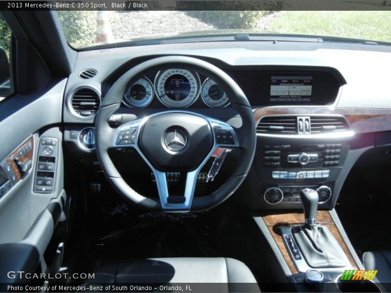 Black / Black 2013 Mercedes-Benz C 350 Sport