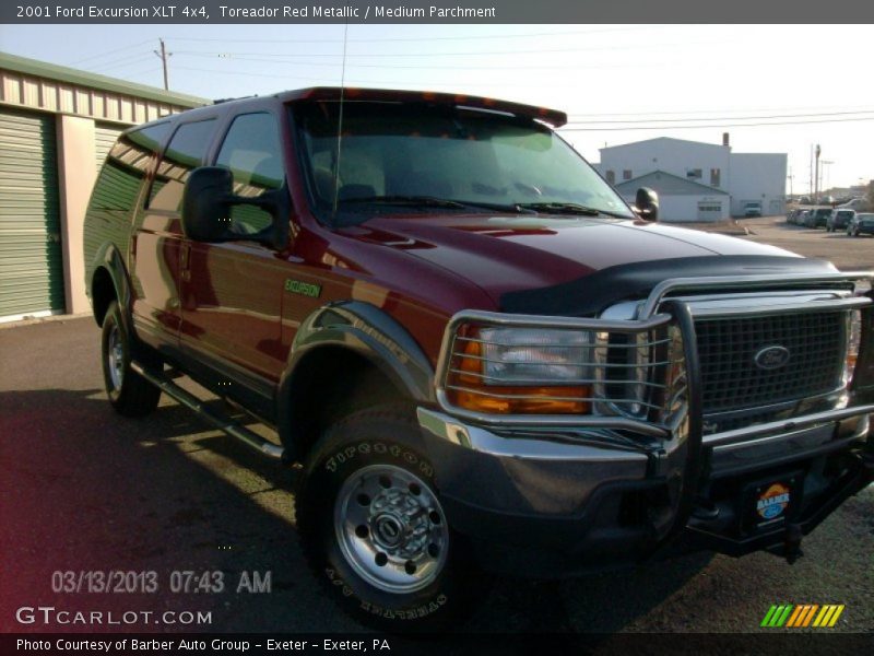 Toreador Red Metallic / Medium Parchment 2001 Ford Excursion XLT 4x4