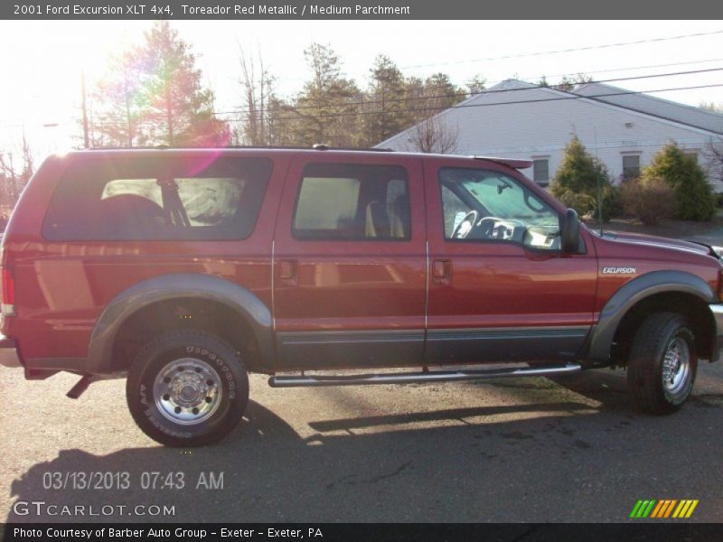 Toreador Red Metallic / Medium Parchment 2001 Ford Excursion XLT 4x4