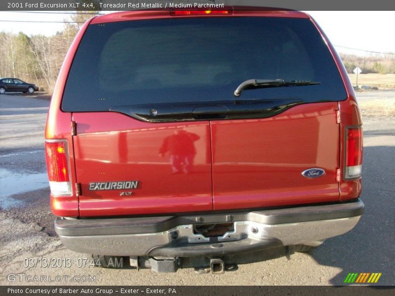 Toreador Red Metallic / Medium Parchment 2001 Ford Excursion XLT 4x4