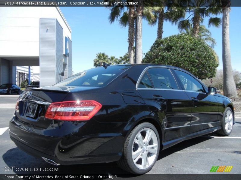 Obsidian Black Metallic / Almond/Black 2013 Mercedes-Benz E 350 Sedan