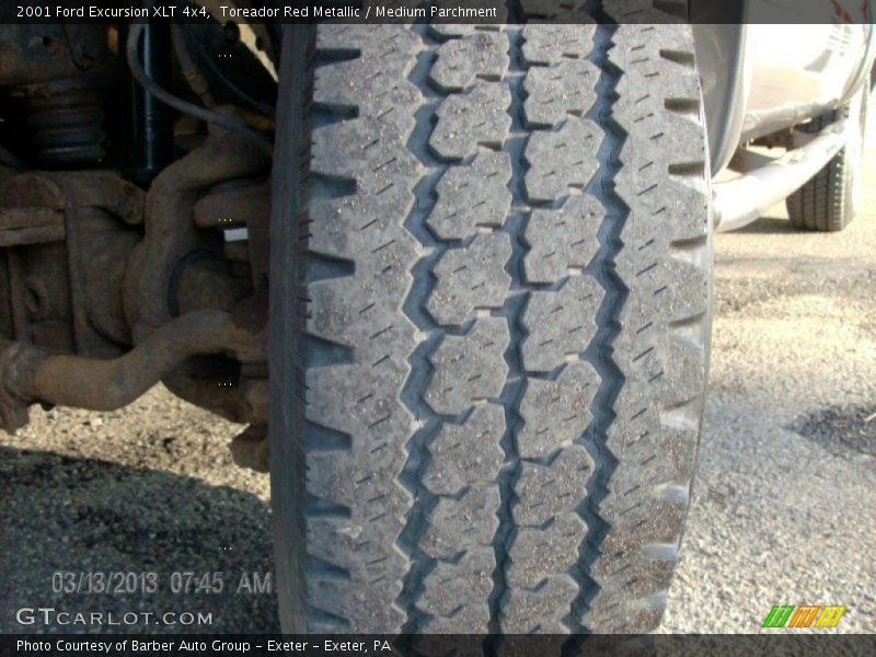Toreador Red Metallic / Medium Parchment 2001 Ford Excursion XLT 4x4