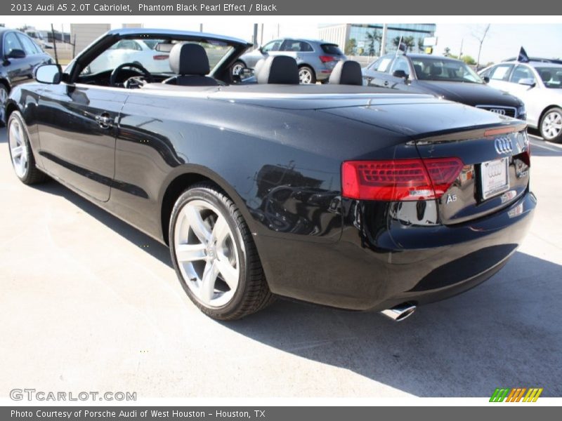Phantom Black Pearl Effect / Black 2013 Audi A5 2.0T Cabriolet