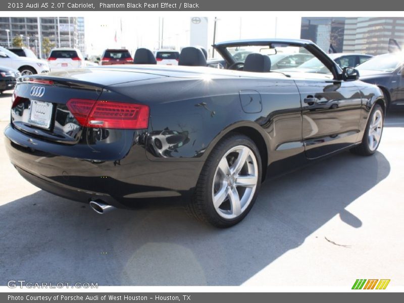Phantom Black Pearl Effect / Black 2013 Audi A5 2.0T Cabriolet
